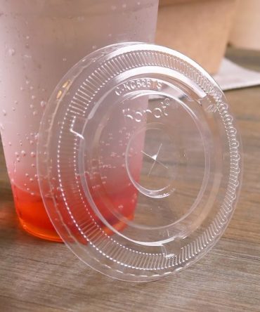 [1,000 ct] Plastic Cup Lids | 98 mm | PET | Clear